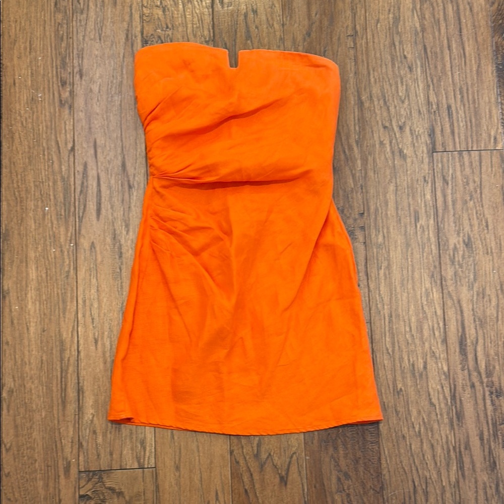 Reformation Abeni Linen Dress, Size 4